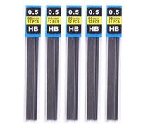 Katnetoly Confezione Multipla da 5 Mine, Ricariche da 0,5 mm per la Scrittura In Ufficio e la Cancelleria per Studenti