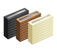 Katnetoly Confezione Regalo per Penna da 24 Pezzi Astucci per Penna Vuoti + Display per Penna con Coperchio Trasparente Adatto per Confezioni Regalo di Natale