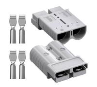 Katnetoly Connector, 175AMP 1/0AWG Kit Connettore Rapido di Collegamento/Scollegamento Della Batteria per Verricello per Camion RV Via (Confezione da 2)