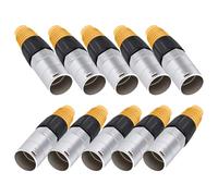 Katnetoly Connettore da Pannello Impermeabile RJ45, per Rete Domestica Industriale 10 Pezzi