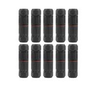 Katnetoly Connettore Terminale Conduttore Push-In Rapido per Rigido da Esterno A 3 Pin, 10 Pezzi