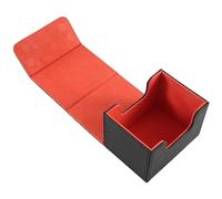 Katnetoly Contenitore Protettivo per Porta Carte Collezionabili da 1 Pezzo, Contenitore per Carte Collezionabili, per Oltre 100 Carte, Arancione