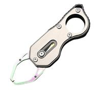 Katnetoly Controller per Piccoli Pesci, Dispositivo di Rimozione ' da Pesca, Morsetto per Bocca di Pesce, Accessori per La Pesca, Mini Controller Portatile per Pesci Grigio