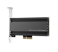 Katnetoly Convertitore SSD PCIE 5.0 4X Adattatore PCI-e 5.0 X4 NVMe Adattatore PCIe5.0 NVMe per PC Computer
