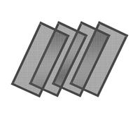 Katnetoly Coperchi di Ventilazione per Pavimento, Filtri di Ventilazione In Rete Magnetica Resistente, Schermi di Ventilazione per Registri da Pavimento In PVC da 4x10 Pollici, 4 Pezzi