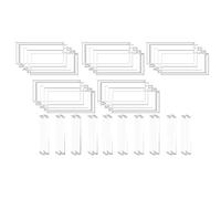 Katnetoly Coperchi per Lente di Cabina di Sabbiatura Protettiva Interna, 50 Pezzi, Film Trasparente di Ricambio da 22 X 10 Pollici.