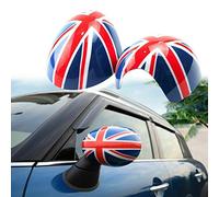 Katnetoly Coperchi Specchio Bandiera Regno Unito Lato Porta Rosso/Blu per R55 R56 R57 R58 R60 R61 Specchio Power Fold