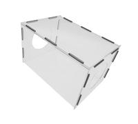 Katnetoly Coperchio Chiuso Della Scatola Della Polvere di Macinazione Cappuccio Antipolvere per Lucidatura Cappuccio Antipolvere Trasparente Antipolvere Rettangolo