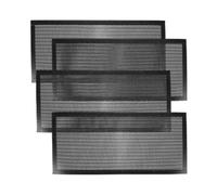 Katnetoly Coperchio per La Presa D'Aria del Filtro, Registro del Pavimento, Coperchi Dei Filtri per Lontani I Topi, Pratico Coperchio In Rete di Ventilazione, Nero