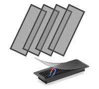 Katnetoly Coperture per Prese D'Aria A Pavimento, 4x12 Pollici Coperture per Prese D'Aria Magnetiche Filtro per Prese D'Aria A Maglie, per Prese A Pavimento per Pavimenti Domestici, C