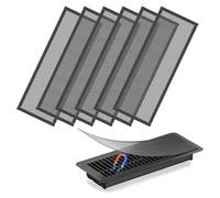 Katnetoly Coperture per Prese D'Aria A Pavimento, 4x12 Pollici Coperture per Prese D'Aria Magnetiche Filtro per Prese D'Aria A Maglie, per Prese A Pavimento per Pavimenti Domestici, D