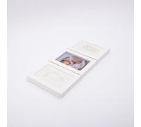 Katnetoly Cornice per Foto con Impronte di per Neonato da 5 Pollici, Ripiegabile Copertura, Souvenir Fai da Te, Regalo Giocattolo