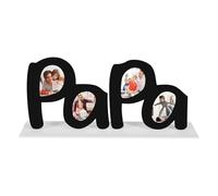 Katnetoly Cornice per papà Festa del papà, Regali per papà Figlia, Regali di Compleanno per papà, Portafoto per papà, Regalo per la Festa del papà -Nero