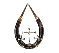 Katnetoly Crocifisso con Chiodo A di Decorazione da Parete Crocifisso da Parete A di - Scultura Rustica di Arte Spirituale