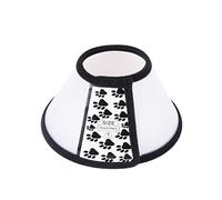 Katnetoly Cucciolo elisabettiano Cane da Ginnastica ferita da guarigione E Collare Bianca con Nero