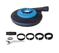 Katnetoly Cuffia Antipolvere per Smerigliatrice Angolare da 9 Pollici, Protezione Antipolvere per Smerigliatrice Angolare da 230 mm, Blu e Nera, B 230L