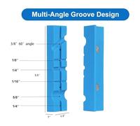 Katnetoly Cuscinetti per Ganasce per Morsa da 5 Pollici, 1 Paio di Ganasce Morbide per Morsa da Banco Copriganasce Universali Design Multi-Scanalatura Bloccaggio In Metallo Plastica