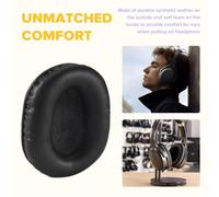 Katnetoly Cuscinetti per Le Orecchie Cuscino per Le Orecchie Sostituzione della Copertura 'Orecchio per Le Cuffie H12 con Eliminazione del Rumore Wireless