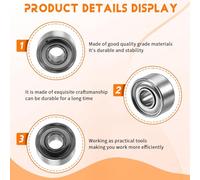 Katnetoly Cuscinetto per Soffiatore Ad Alta velocità Cuscinetto A Sfere per Soffiatore Ad Alta velocità 3 * 8 * 4mm Ventola Cuscinetto A Sfere Ad Alta velocità