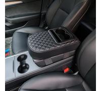 Katnetoly Cuscino per Bracciolo per Console Centrale Automatica, Cuscino per Bracciolo per Auto in Memory Foam con Portabicchieri e Supporto per Telefono Accessori di Ricambio Universali