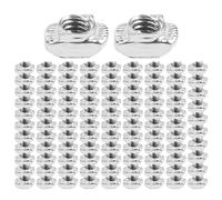 Katnetoly Dado scorrevole per il fissaggio del connettore a T in acciaio al carbonio con dado M5 da 100 pezzi