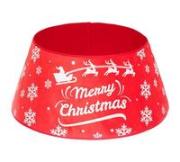 Katnetoly Decorazione 'Albero di Natale Surround Base Copertura Gonna Piede Ornamento Colorato per la Casa Gonna Albero di Natale Festa, C Facile Installazione