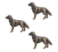 Katnetoly Decorazione da Tavolo in A Forma di Cane da Pastore, Statua in Metallo, Decorazione da tè, Animale Domestico, Mano