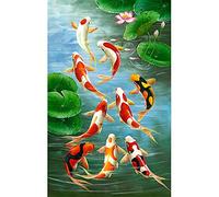 Katnetoly Decorazioni per la Casa con Ricami Un Punto Croce Un Forma di Diamante di 5D con Diamanti Rotondi e Diamanti