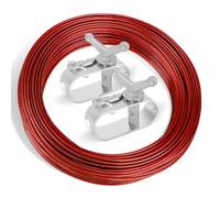 Katnetoly di Copertura per Piscina da 100 Piedi e 2 Verricelli Adatti per Piscine Fuori Terra per il Fissaggio di Coperture per Piscine Fuori Terra