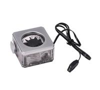 Katnetoly di Flussometro per Raffreddamento Ad Acqua per PC Gaming, Raffreddamento Ad Acqua, Costruzione in Titanio