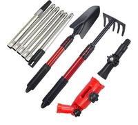 Katnetoly di Pulizia Delle Grondaie con Telescopico 5,57 Piedi 2 Adattatori Regolabili - Strumento Multifunzionale per Uso su Tetti e A Terra