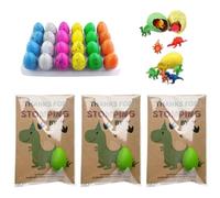 Katnetoly Dino Egg Hatching Valentines 24 Pezzi Dinosaur Valentines Set Premi Scolastici Forniture Dinosaur Egg Toys San