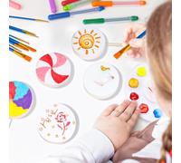 Katnetoly Dischi in Schiuma e Polistirolo da 4 Pollici, Cerchi in Schiuma per Lavori Manuali e per Torte, Cerchi Rotondi in Schiuma per DIY e Dischi in Schiuma