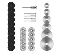 Katnetoly Dischi Taglio 31 Pezzi per Disco Diamantato per Utensili Rotanti e Lame Circolari HSS e Mole da Taglio nel Resina