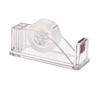 Katnetoly Dispenser di Nastro Acrilico, Dispenser di Nastro Trasparente per Ufficio, Supporto Taglierina per Nastro Antiscivolo per L'Erogazione con Una Sola Mano