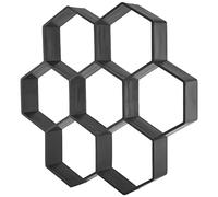 Katnetoly DIY Patio Walk Maker Maker Stepping Stone Concrete Paver Stampo riutilizzabile Path Maker Mould Garden Paving Stone Stampi 30 * 30cm