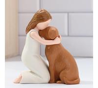 Katnetoly Dog Ricordo Regalo il Cane Statue Statua Perdita di Simpatia per Cani