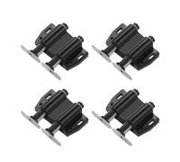 Katnetoly Doppia Apertura Magnete Interruttore di Rimbalzo Automatico Chiudiporta Chiusura Silenziosa per Cassetti ' Dei Mobili Facile da Installare Facile da Usare Nero