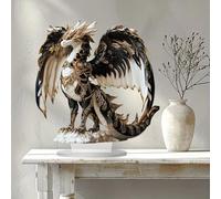 Katnetoly Drago Sputafuoco in Acrilico Ideale per Studio o Vetrina da Tavolo, Perfetto Come Decorazione, Regalo Perfetto.