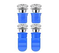 Katnetoly Drain Backflow Preventer Confezione Da 4, Valvola Unidirezionale Per Tubi Tubi Da Scarico Per Pavimento Da Bagno, Resistente Agli Odori E Agli Insetti, Silicone Da 1.97 Pollici