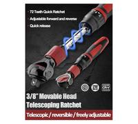 Katnetoly Drive Cracet Chiavita Acciaio 72 Dente A Cricchetto A Canotta Mobile Switch Gelido Utensile Manuale