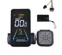 Katnetoly E-Bike NFC Display LCD Colorato Meter Animato 24V/36V/48V/60V Speedometro UART Scooter Elettrico Meter LCD NFC SM5+2PIN