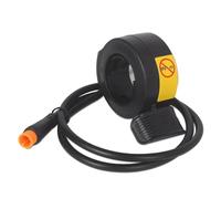 Katnetoly Ebike Pollice Dito Trigger Acceleratore 3 Pin Sinistra Acceleratore Acceleratore 22mm per Bici Elettrica Scooter E-Moto-Un Facile da Usare