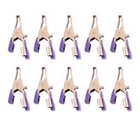 Katnetoly Elettrodi un Coccodrillo ECG/EKG Riutilizzabili da 10 Pezzi per Animali, Animali Domestici, Cani, Gatti e Veterinari, Utilizzati per Fissare I Cavi