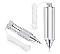 Katnetoly Esagonale In Acciaio, 2 Pezzi di Filo A con Corda da 8 Once, Peso del Filo A da 5 Once per Carpentiere Edile e Geometra