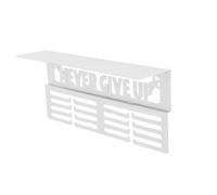 Katnetoly Espositore per Medaglie da 1 Pezzo con Ripiano, Facile da Installare, Porta Trofei Bianco, per Pareti, può Contenere Medaglie Sportive