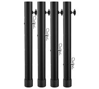 Katnetoly Estensori per Gambe da Tavolo per Tavoli Pieghevoli Gamba Dritta/Piegata, Estensioni per Gambe da Tavolo Pieghevoli, Alzate Regolabili in Altezza - 4 Pezzi