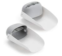 Katnetoly Estensori per Rubinetto In 2 Pezzi Regolazione Dello Sterzo Sicurezza per il Lavaggio Delle Dei Bambini per Neonati (Grigio)