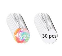 Katnetoly Etichetta Identificativa con Nome del Bicchiere per, Bicchiere A Sublimazione da 40 OZ, 30 Pezzi