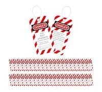 Katnetoly Etichette di Lockout Tagout 3 X 5,75 Pollici, 40 Etichette di Pericolo Non Utilizzare con 40 Parti di Fascette
